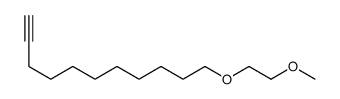 11-(2-methoxyethoxy)undec-1-yne结构式