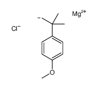 magnesium,1-(2-methanidylpropan-2-yl)-4-methoxybenzene,chloride Structure