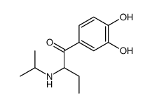 3',4'-dihydroxy-2-(isopropylamino)butyrophenone structure
