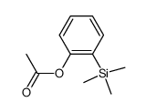 o-(Trimethylsilyl)phenyl Acetate Structure