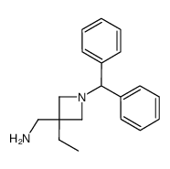 C-(1-benzhydryl-3-ethyl-azetidin-3-yl)-methylamine Structure