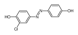 2-chloro-4,4'-azo-di-phenol Structure