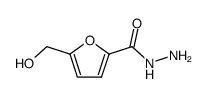 2-Furoic acid,5-(hydroxymethyl)-,hydrazide (5CI) Structure