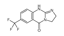 7-(trifluoromethyl)-3,10-dihydro-2H-imidazo[2,1-b]quinazolin-5-one结构式