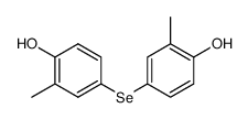 2,2'-dimethyl-4,4'-selanediyl-di-phenol结构式
