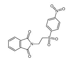 N-[2-(4-nitro-benzenesulfonyl)-ethyl]-phthalimide结构式