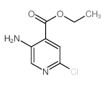 Ethyl 5-amino-2-chloropyridine-4-carboxylate structure