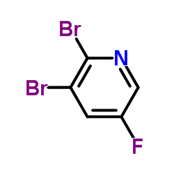2,3-二溴-5-氟吡啶结构式