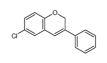 6-chloro-3(2H)-isoflavene结构式