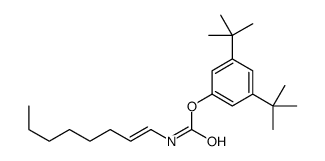 (3,5-ditert-butylphenyl) N-oct-1-enylcarbamate Structure