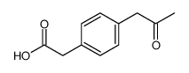2-[4-(2-oxopropyl)phenyl]acetic acid Structure