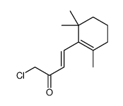 1-chloro-4-(2,6,6-trimethylcyclohexen-1-yl)but-3-en-2-one结构式