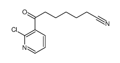 7-(2-CHLORO-3-PYRIDYL)-7-OXOHEPTANENITRILE结构式