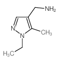 [(1-乙基-5-甲基-1H-吡唑-4-基)甲基]胺结构式