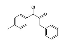 1-chloro-1-(4-methylphenyl)-3-phenylpropan-2-one结构式