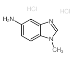 1-METHYL-1 H-BENZOIMIDAZOL-5-YLAMINE DIHYDROCHLORIDE Structure