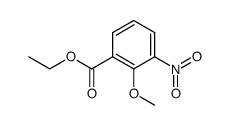 ethyl 2-methoxy-3-nitrobenzoate结构式