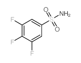 3,4,5-三氟苯磺酰胺结构式