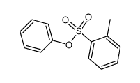 o-Toluenesulfonic acid, phenyl ester结构式