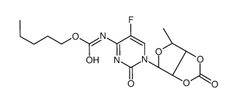 卡培他滨-2',3'-环状碳酸盐结构式
