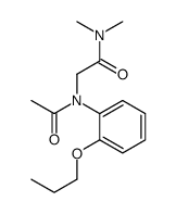 2-[acetyl-(2-propoxyphenyl)amino]-N,N-dimethyl-acetamide Structure