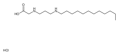 N-[3-(十二烷基氨基)丙基]甘氨酸盐酸盐结构式