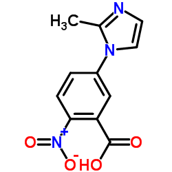 5-(2-甲基-1h-咪唑-1-基)-2-硝基苯甲酸结构式