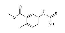 METHYL2-MERCAPTO-6-METHYL-1H-BENZO[D]IMIDAZOLE-5-CARBOXYLATE picture