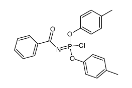 Phosphorsaeure-di-p-tolylester-chlorid-benzimid Structure