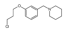 1-[[3-(3-chloropropoxy)phenyl]methyl]piperidine Structure