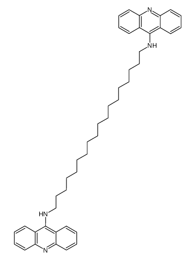 N,N'-Di-acridin-9-yl-octadecane-1,18-diamine Structure