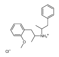 1-(2-methoxyphenyl)propan-2-yl-(1-phenylpropan-2-yl)azanium,chloride Structure