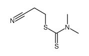 cyanoethyl dimethyldithiocarbamate structure