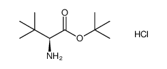 (S)-tert-butyl 2-amino-3,3-dimethylbutanoate hydrochloride Structure