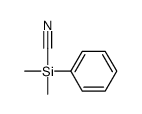 [dimethyl(phenyl)silyl]formonitrile结构式