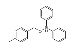 (4-methylbenzyl)oxydiphenylsilane Structure