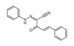 N-anilino-2-oxo-4-phenylbut-3-enimidoyl cyanide Structure