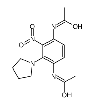 N-(4-acetamido-3-nitro-2-pyrrolidin-1-ylphenyl)acetamide Structure