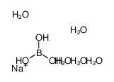 五水合硼酸钠结构式