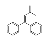 9-(2-methylprop-2-enylidene)fluorene结构式