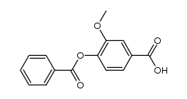 4-benzoyloxy-3-methoxy-benzoic acid Structure