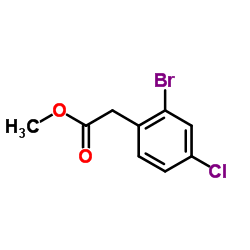 2-(2-氯苯基)-2-溴乙酸甲酯结构式