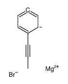 magnesium,prop-1-ynylbenzene,bromide Structure