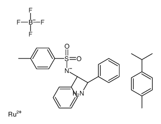 {[((1R,2R)-2-氨基-1,2-二苯乙基](4-甲苯磺酰基)酰胺基)(对甲基异丙基)四氟硼酸钌(II)图片