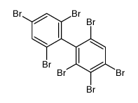 1,2,3,5-tetrabromo-4-(2,4,6-tribromophenyl)benzene Structure