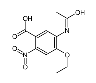 5-acetamido-4-ethoxy-2-nitrobenzoic acid结构式