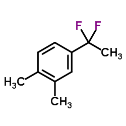 4-(1,1-Difluoroethyl)-1,2-dimethylbenzene Structure
