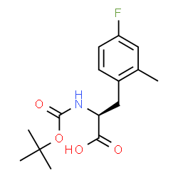 Boc-L-2-Methyl-4-fluorophe Structure