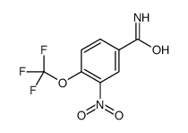 3-nitro-4-(trifluoromethoxy)benzamide结构式