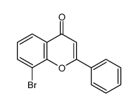 8-bromo-2-phenylchromen-4-one结构式